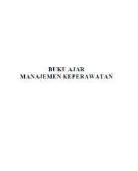 Image of BUKU AJAR MANAJEMEN KEPERAWATAN