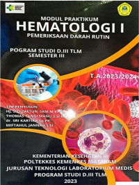 Image of MODUL PRAKTIKUM HEMATOLOGI I PEMERIKSAAN DARAH RUTIN